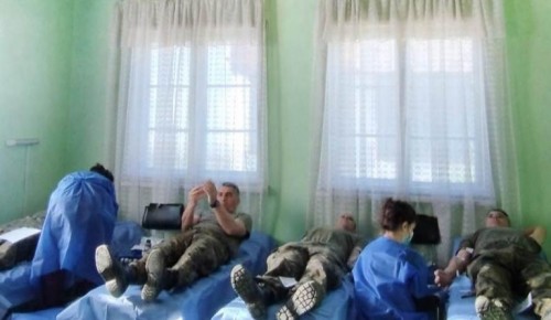 Военнослужещи дариха кръв за ВМА - София